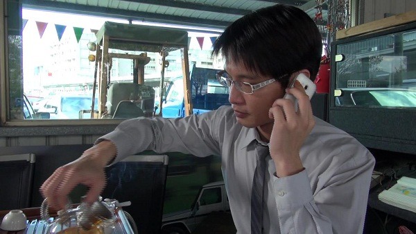 嘉義市動物守護協會理事長吳育才，堅持不用驚悚畫面來刺激募款。  許森茂/攝