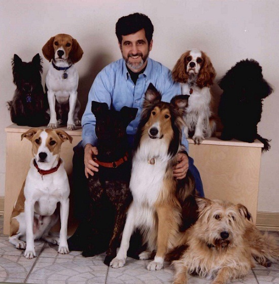 比爾•伯勒尼從20歲那年起開始救援流浪狗和訓練狗演員的雙軌生涯。取自網路