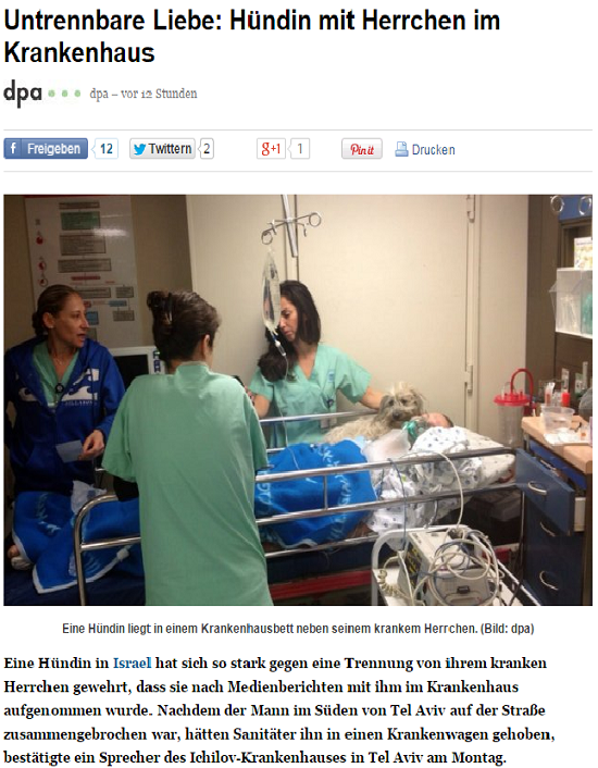 以色列當地媒體也報導了這不尋常的病床景象。 取自網路