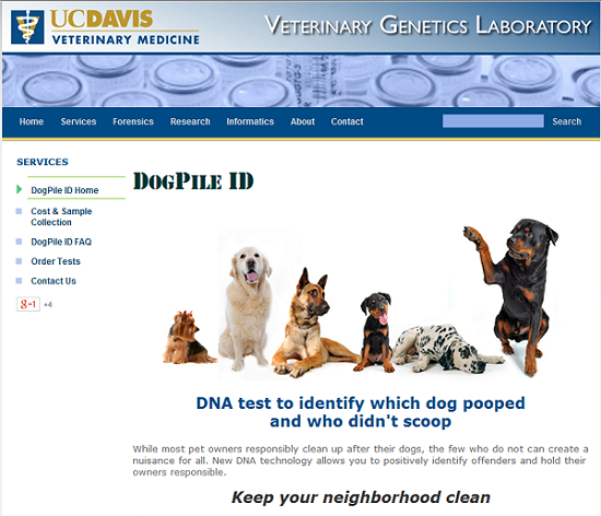 在美國做狗屎DNA檢測的,不止BioPet生技公司,大學獸醫學院也有。 取自網路