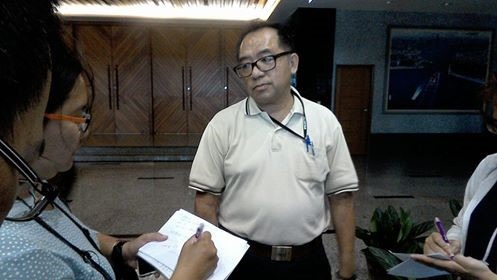 動保處副處長段奇漢接受媒體訪問。瑭芯/攝