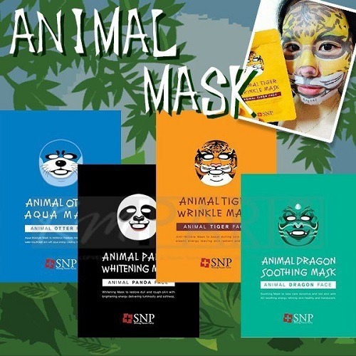 動物面膜源自日本，由韓國人發揚光大，成為時尚美妝品，也讓敷面膜多添遊戲趣味!   取自SNP網站