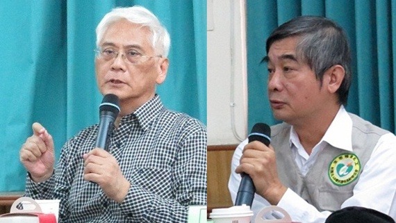 費昌勇(左圖)說,提升家犬絕育率才是當務之急;黃慶榮(圖右)則指出,零安樂沒有配套措施,公立收容所必定大爆滿。 蕭士塔/攝