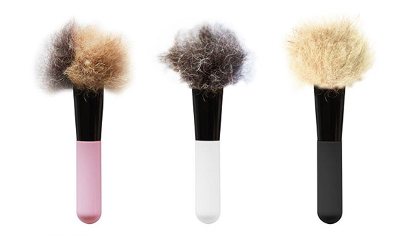 除了傳統筆桿，博雲堂也推出化妝筆握把的可愛毛筆刷。 取自博雲堂筆舖