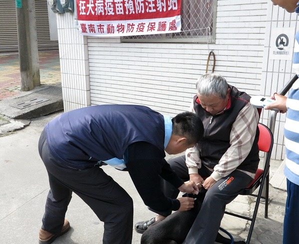 台南動保處安排12月29、30日於左鎮區公所辦理免費預防注射。蕭士塔/攝