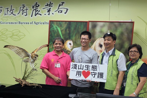 台南市政府農業局邀請大家參觀2015曠野傳說──東方草鴞生態特展。 台南市府農業局/提供