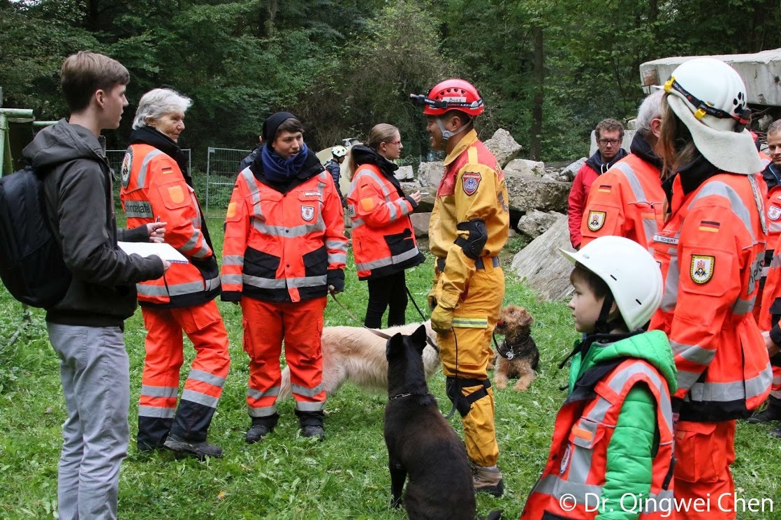 德國訓犬協會的會員,男女老少都有,但平均訓犬資歷都很長。 周聰吉/提供