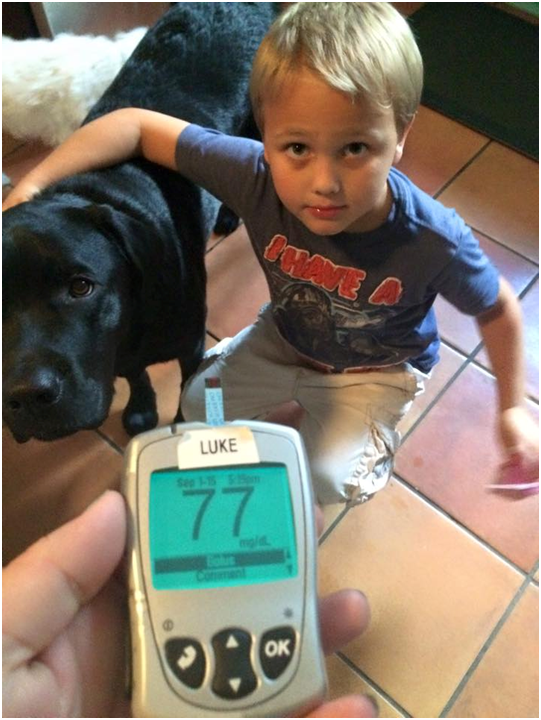 7歲的盧克和糖尿病已奮鬥5年，幸而有杰迪成為他的盟友，共同迎戰病魔。取自網路