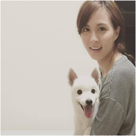 魏蔓原本想收留小黑妞Weiman hope，但因家裡已經有一隻狐狸犬puki，環境空間無法再多養一隻狗，只好另外幫牠尋找更合適的家庭。  魏蔓/提供