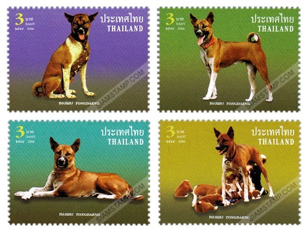 以銅丁為圖面的一組4枚郵票中，呈現銅丁坐、臥、行的姿態，還有牠當媽媽的模樣。 取自網路