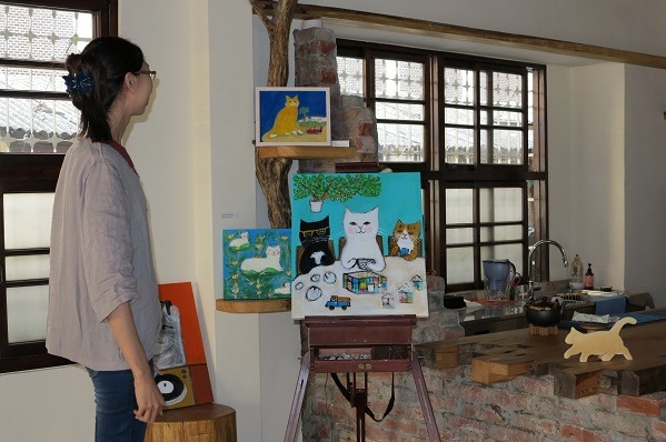 小南園子正舉辦一系列以貓為主題的文創活動。 蕭士塔/攝