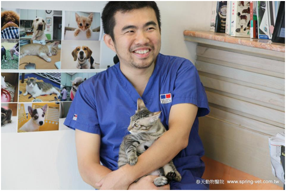 獸醫師要知道「什麼是愛！」；愛你的職業、愛護生命，不管是有主的，或街頭流浪動物。 林棠棣/提供