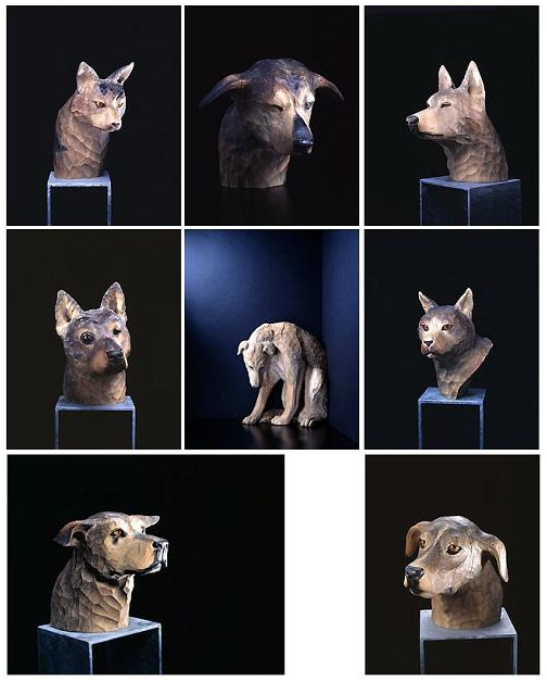 大森曉生 2011 年個展「群光肖像」。　取自藝術新聞社電子報。