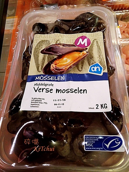 海洋管理委員會認証，有MSC永續海產標章的淡菜。KiTchui/攝