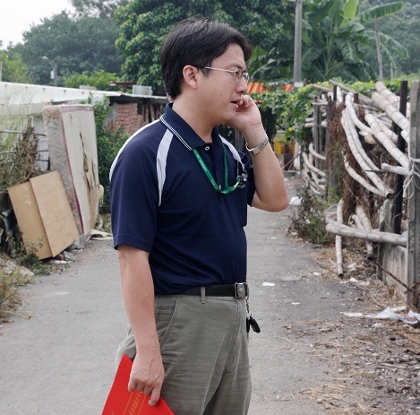 周駿男從民國88年開始承辦動保業務，被譽為動保長青樹。 蕭士塔/攝