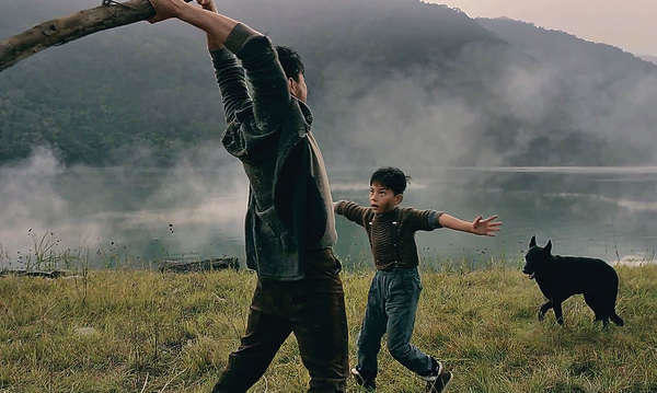 香港一家中藥公司日前拍攝一支廣告，內容將黑狗污名化，引起網友反彈。　翻攝自youtube