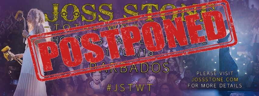 喬絲史東暫停了兩場巡迴演出,希望能趕上21日在委內瑞拉的場次。 取自joss Stone FB