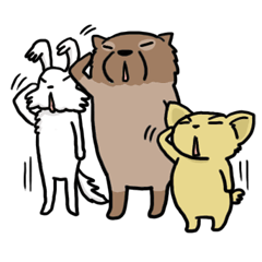 這3隻逗趣可愛的狗狗，就是本書的主角們！　現在文化/提供