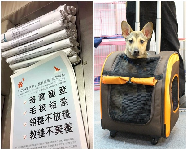 毛小孩不買不賣社團創辦人劉偉蘋，今年初因應零撲殺政策，也推動一系列宣導活動。　(左圖)取自活動頁面、(右圖)黃靖雅/攝