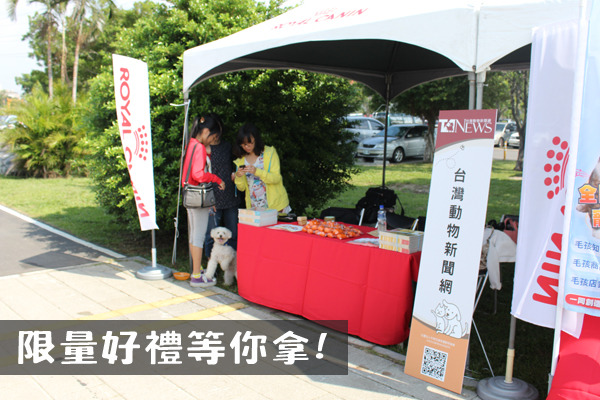台灣動物新聞網當天也會在現場設置攤位,並準備遊戲與粉絲同樂。 何宜/攝