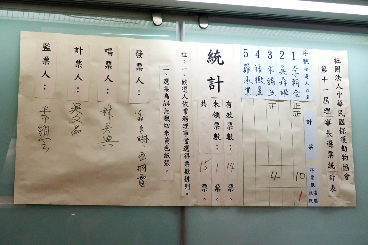 1月中自台南市動保處退休的處長李朝全，高票當選APA新任理事長。　黃國綱/攝