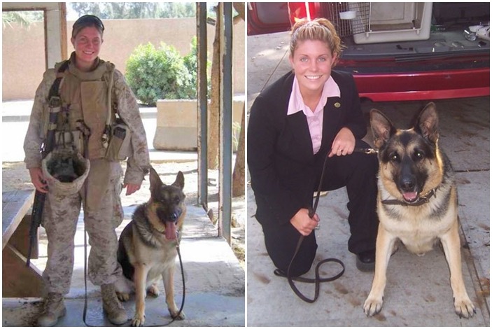 梅根李維和他出生入死的好伙伴雷克斯，在5年後終於團聚！　取自RADAR