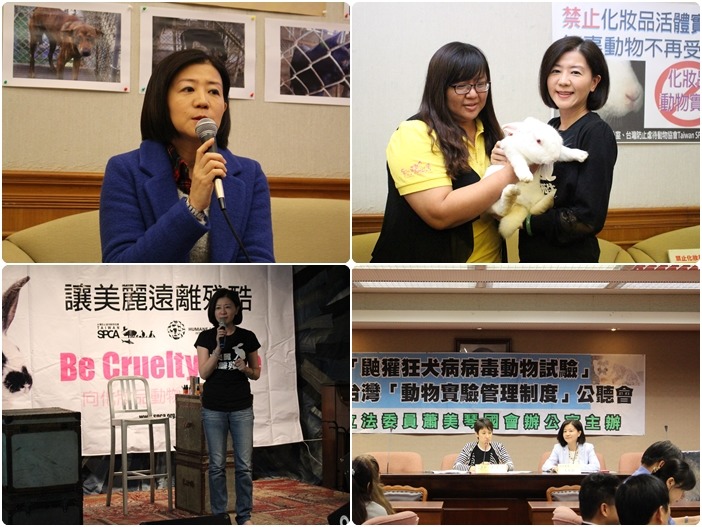 在化妝品實驗動物、收容所、蛇毒血清等議題都貢獻良多的立法委員王育敏。　江幸芸、李娉婷/攝