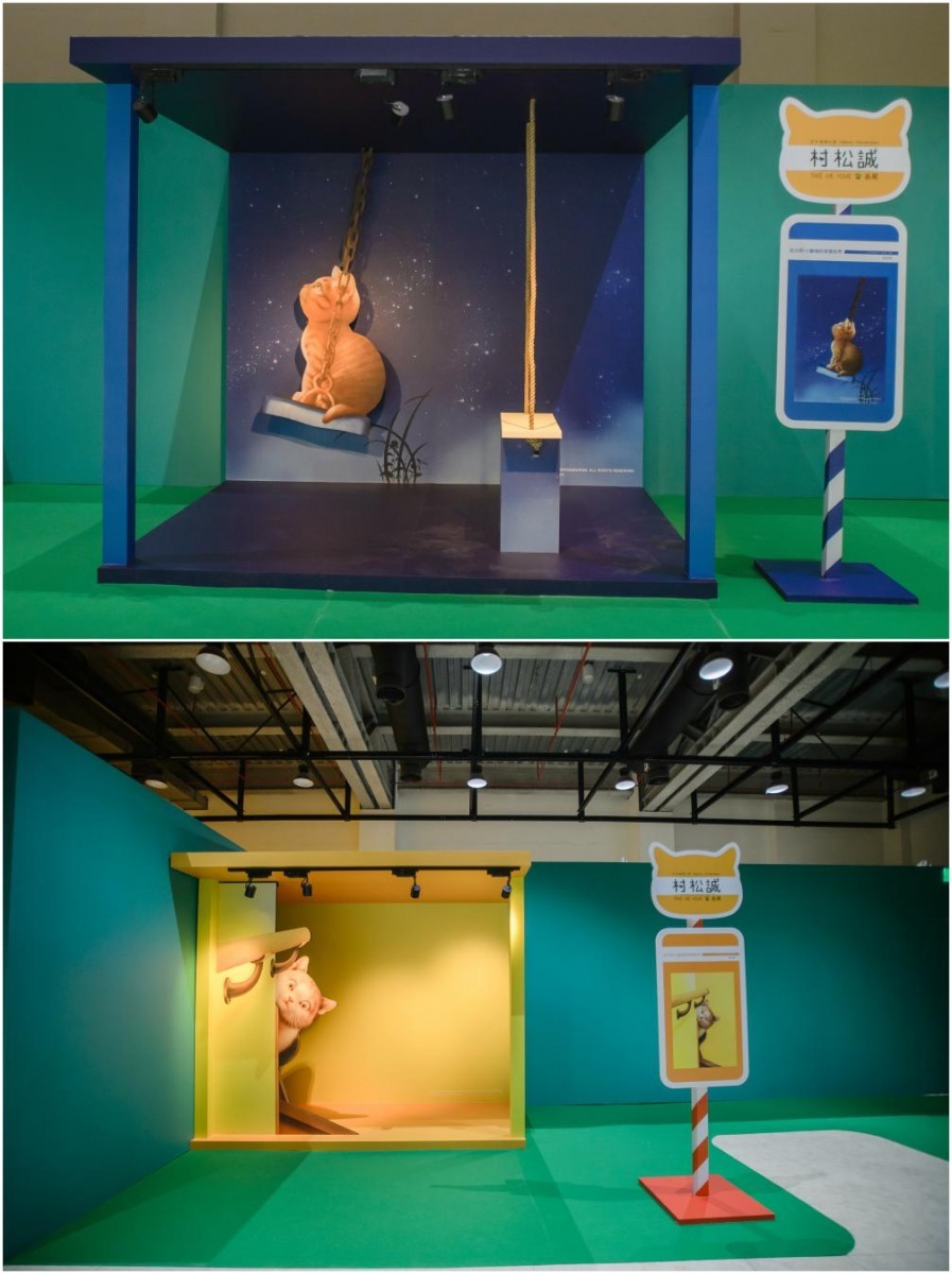 展覽現場共有110幅作品，其中還有5幅是3D互動的畫作！   愛貝克思/提供