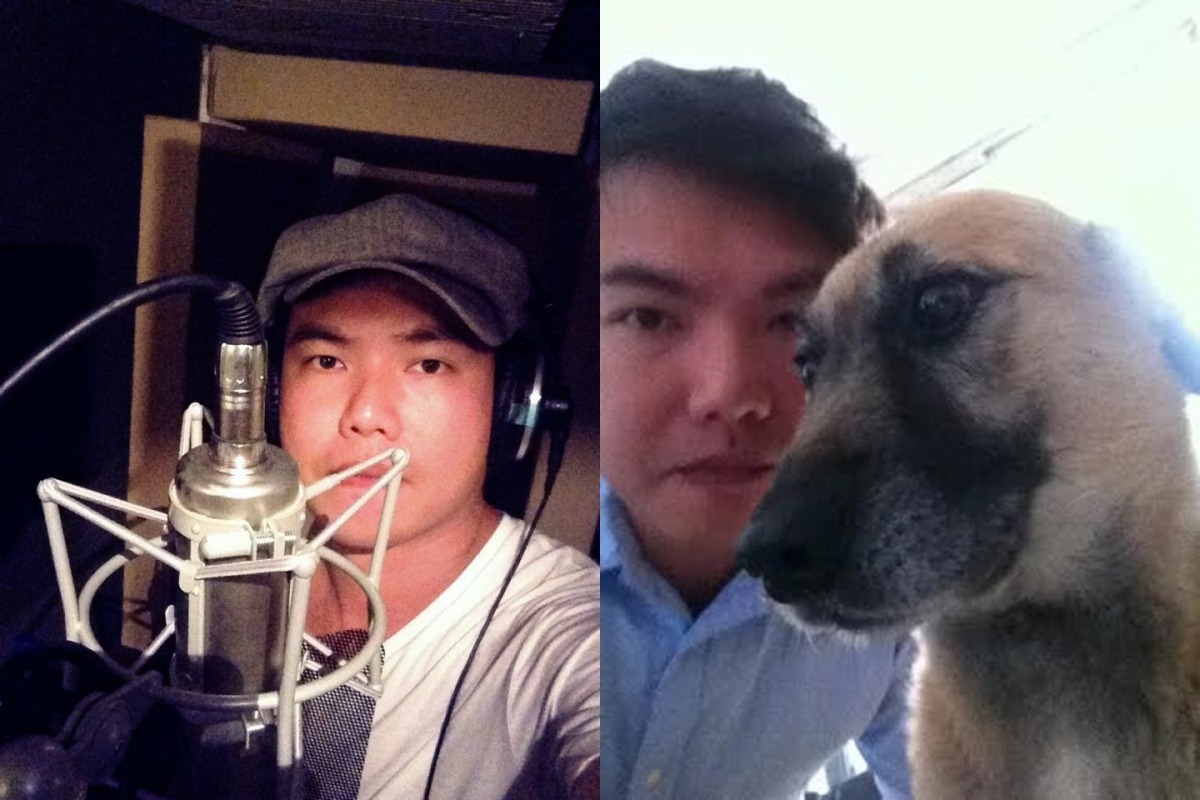 大囍門在2010年獲得第21屆金曲獎最佳演唱團體獎。阿財(右)是他11年前領養的米克斯，布朗看到阿財第一眼就覺得牠長得很台，不適合英文名字，所以幫牠取了一個台味十足的名字---阿財(台語)。　布朗/提供