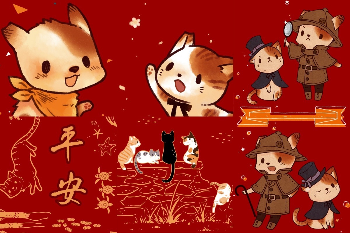 6款紅包袋都很可愛，你喜歡哪款呢？　取自台灣之心愛護動物協會