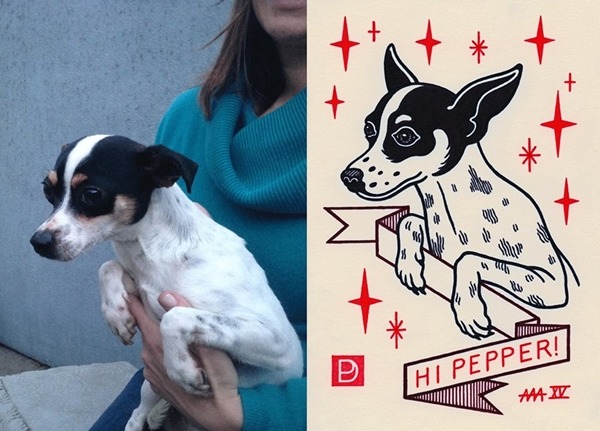 奧克蘭動物收容中心和當地廣告公司合作，於2月份推出活動，領養浪浪就送專屬肖像畫，情人節當周周末開放免費領養。　取自Oakland Animal Services