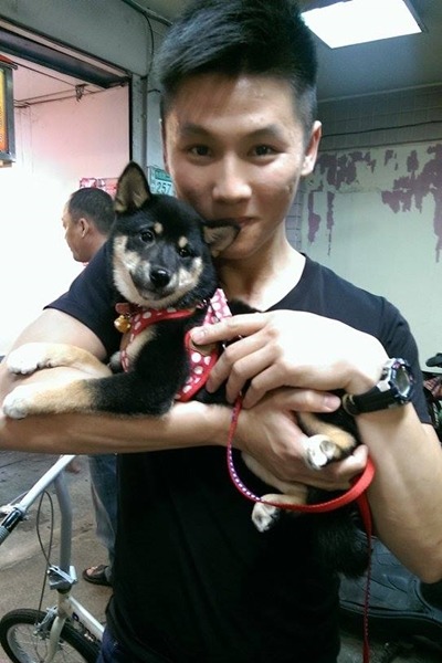 狗友Jia Ping自己曾有狗兒走失、尋回後受了重傷的經驗，製作名牌和犬民身分證是為了幫助走失狗盡快回家。　Jia Ping/提供