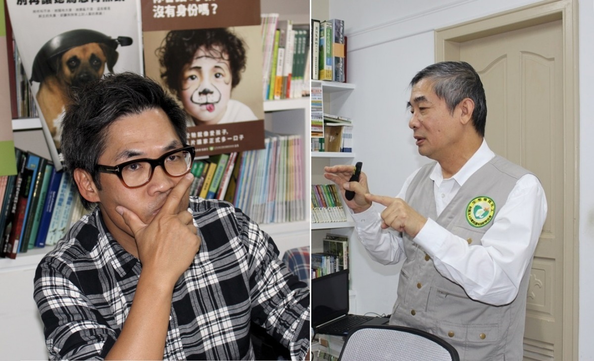 圖左為麥志豪,圖右為APA秘書長黃慶榮。 黃靖雅/攝