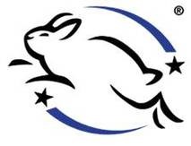 「跳躍的兔子Leaping Bunny」國際認證的產品商標。取自台灣防止虐待動物協會官網