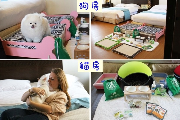 「東森山林渡假酒店」推出12間寵物客房，提供寵物日用品。　李娉婷/攝