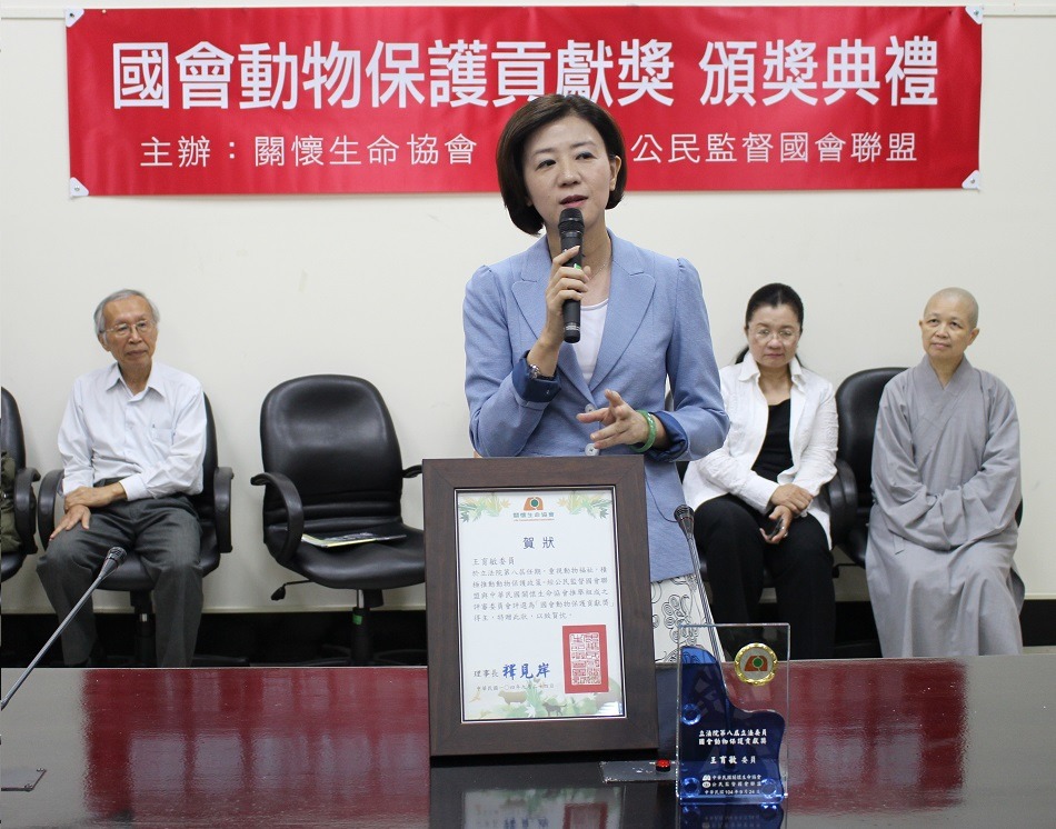 王育敏長期關心兒少福利和動保議題，也是終結十二夜條款的立委之一。　資料照片，黃靖雅/攝