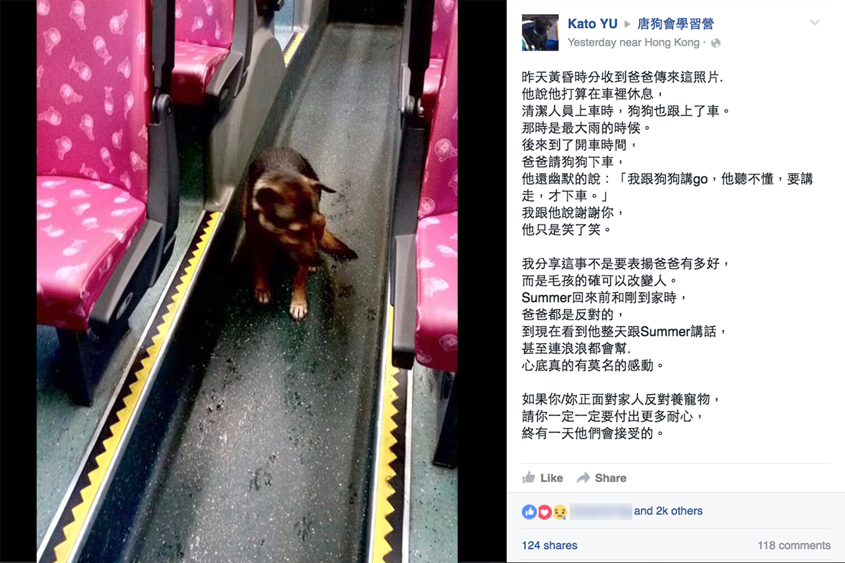 這名公車司機的女兒還強調，雖然上網發文很可能引來投訴，但他們想把這個故事分享給大家，絕對不會後悔。