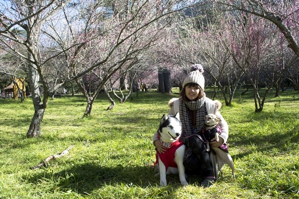 吳建興常帶著全家出去玩,可惜還少了阿妹,希望阿妹能越來越親人。 吳建興/提供