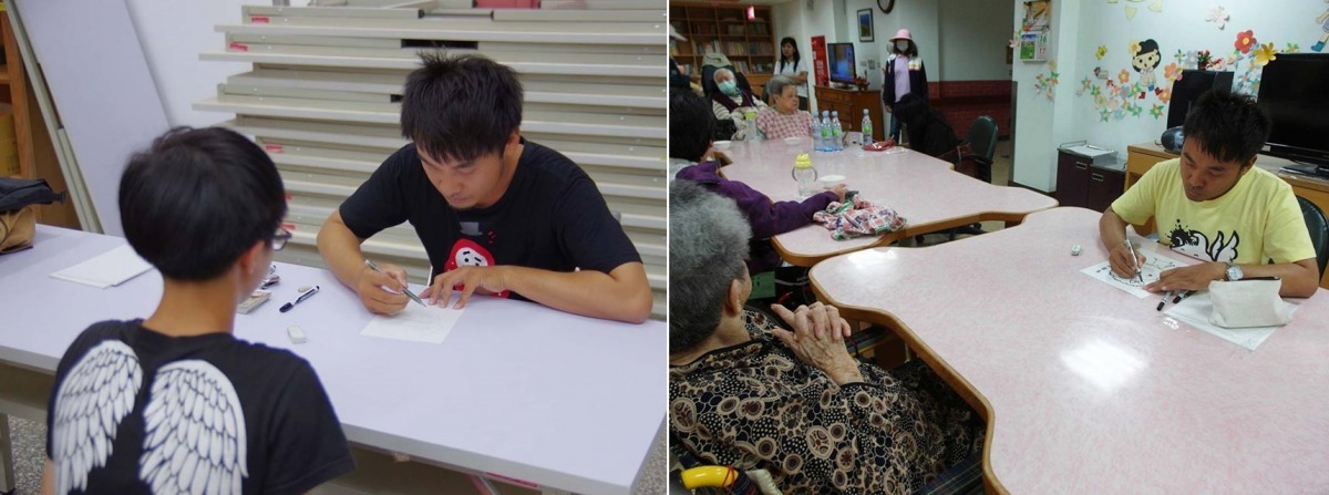 圖為南區兒童之家和高雄聖功醫院。　0.5mm/提供