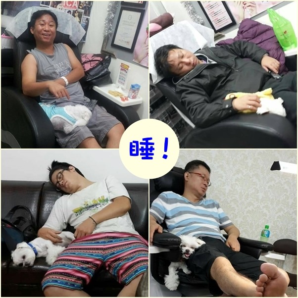 陪著女朋友做美甲的男伴，都可享有Be將的陪睡服務！　黃暄筑/提供