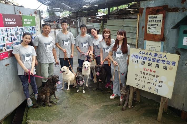 APA八里保育場的工作人員都換上SCOTTISH HOUSE公益T啦！　SCOTTISH HOUSE/提供