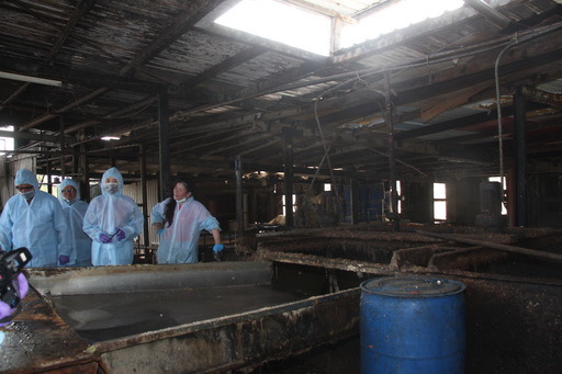 為防止非洲豬瘟的入侵,養豬場表示願意全面配合中央政策。台東縣政府/提供