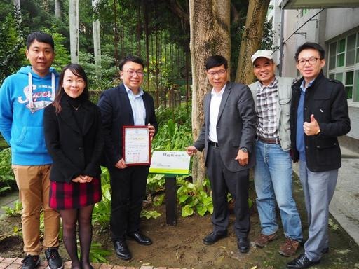 透過綠拇指計畫,珍古德協會結合永和的社區與企業共同努力,打造秀朗國小成為在都市中復育蝴蝶生態的基地。APP/提供