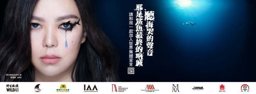 野生救援主題廣告-【張惠妹 aMEI-鯊魚篇】。合和國際/提供