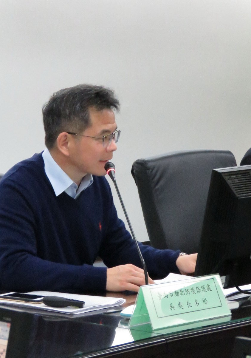 台南市動保處處長吳名彬感謝各方主動協助，才能讓三合一活動順利圓滿。高維奇/攝