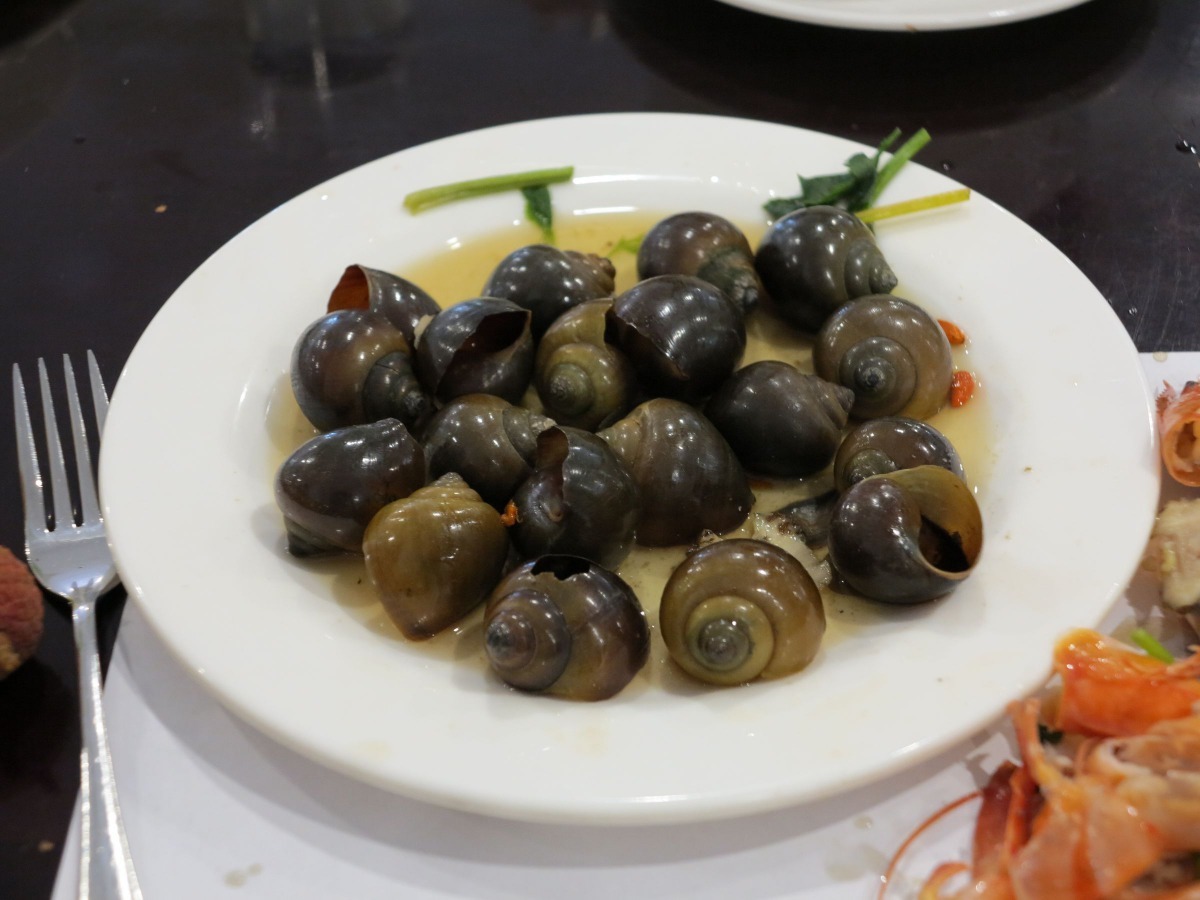 福壽螺在越南是普遍的食材。高維奇／攝