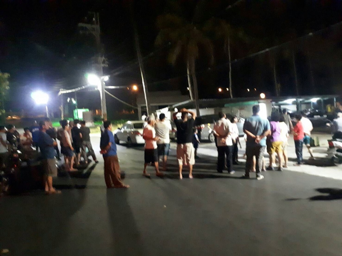 抗議事件持續到晚上9點才結束。圖/市民提供