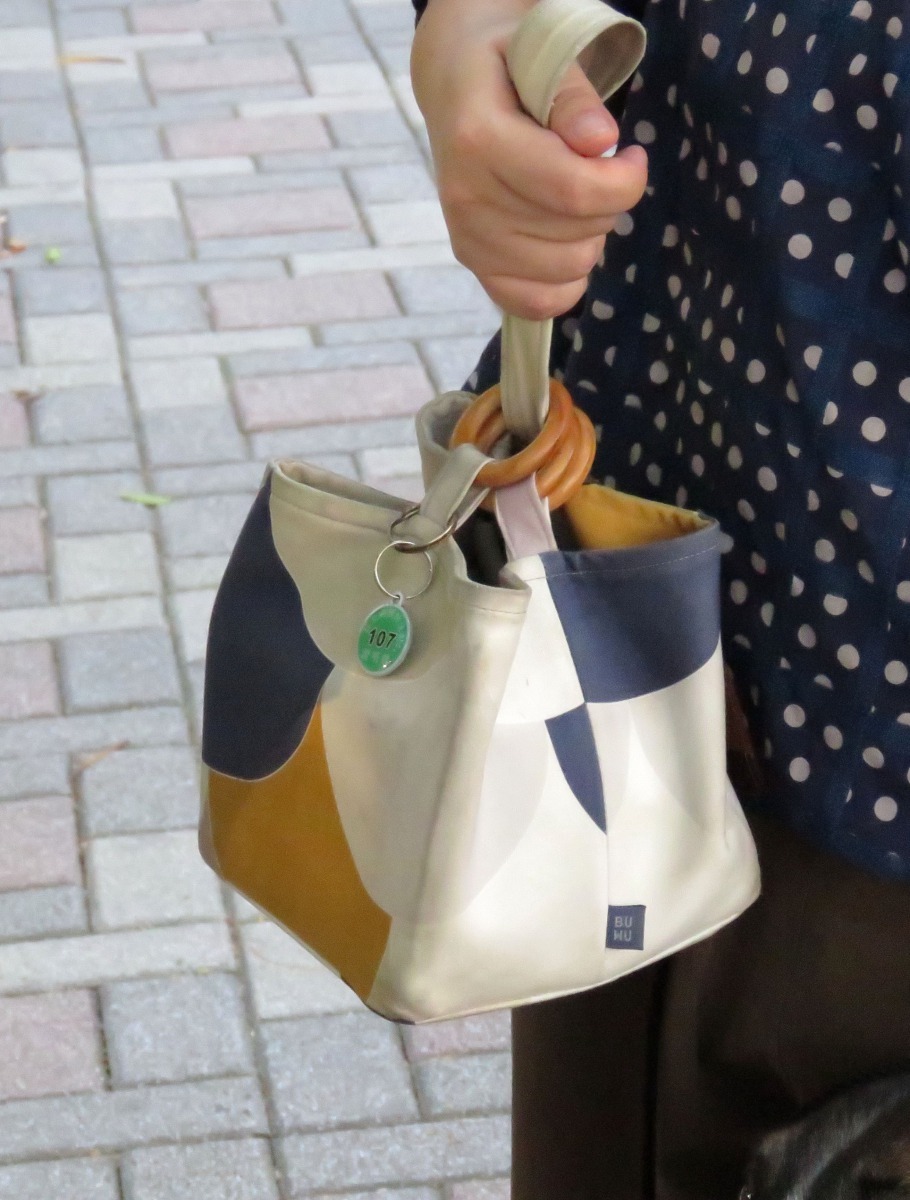 這位負責任的飼主遛狗時隨身攜帶狂犬病注射犬牌。高維奇/攝