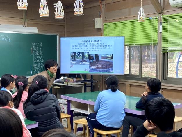 台南市國中小樹木保育宣導講座開跑。圖/台南市府農業局提供