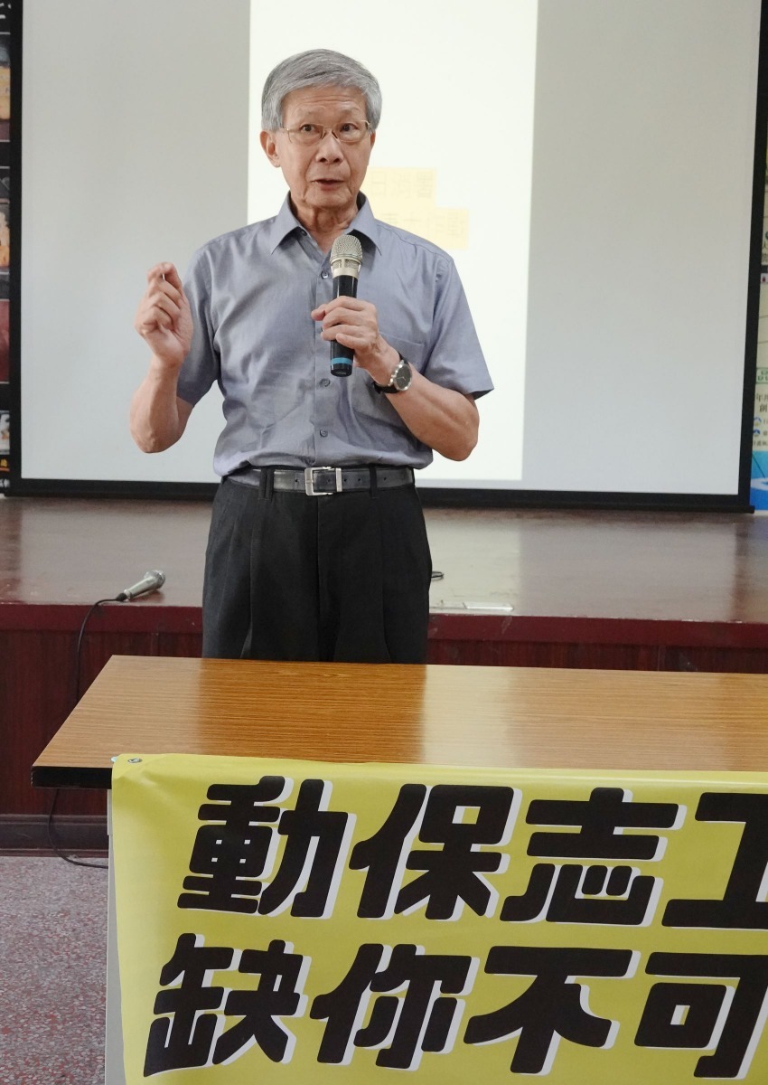 李朝全理事長致詞時表示,幸福家園會逐年增加,勢必要有更多的志工協助。高維奇/攝